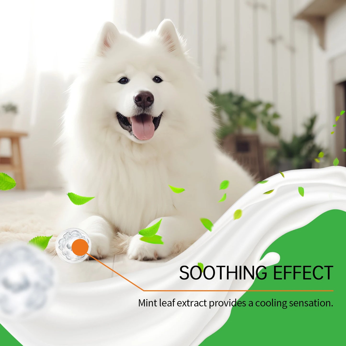 Dog Skin Cleansing Cream: Gentle Herbal Formula, Nurtures & Cleanses Dogs' Body Skin