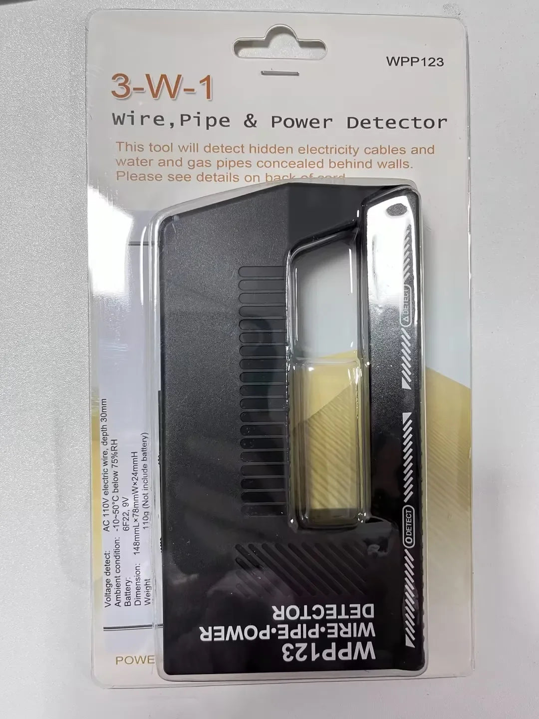 NEW Metal Detector 2 in 1 Wire Pipe Power Detector Wall Scanner High Sensitivity Multifunctional Metal Detection