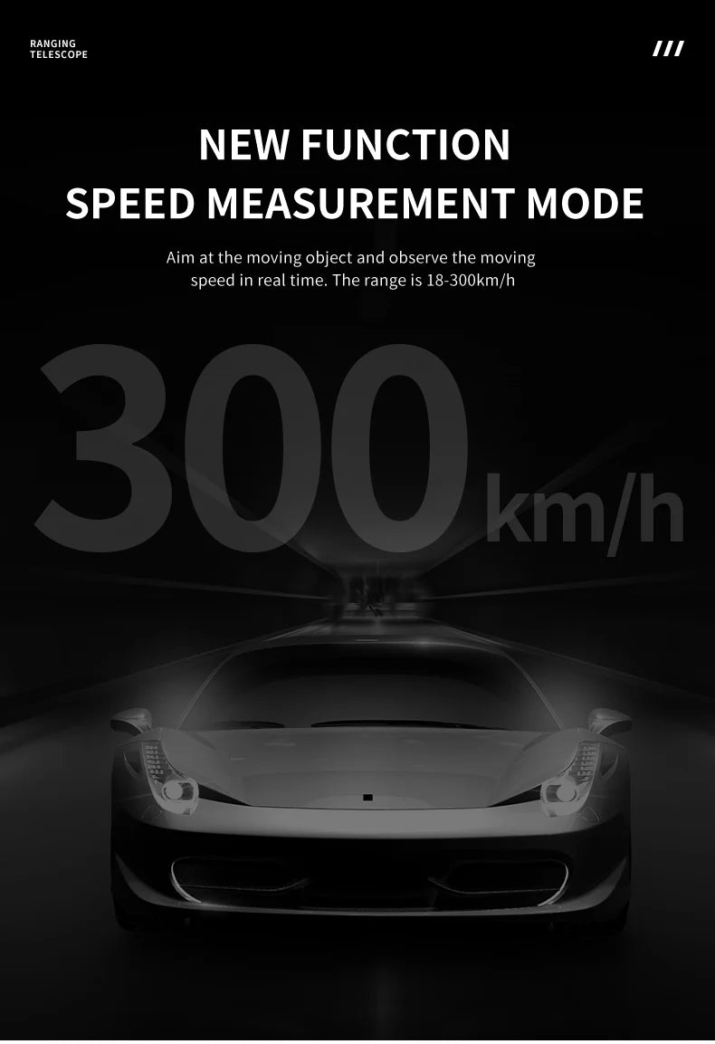 1000m Laser Distance Meter Rangefinder for Golf Rangefinder Hunting Telescope Speed Meter