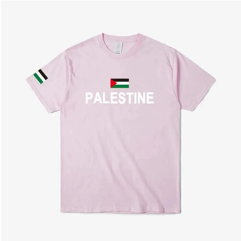 Palestine Palestinian National flag t shirt Fashion Jersey Nation Team 100% Cotton T-shirt Tees Country Sporting Gyms PS PSE Top