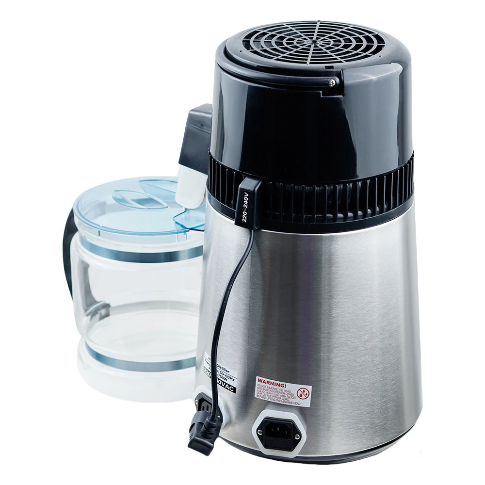 4L Water Distiller Purifier Filter For Three screen touch Display Stainless Steel Cooler Office Home Use Prevent Burning Dry
