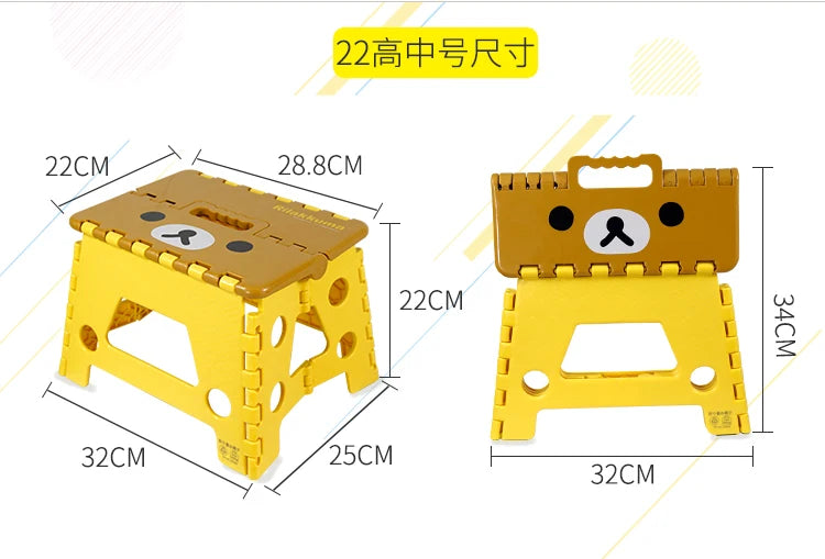 Office Space Saving Furniture Nordic Stool Bedroom Stool Kids Anti Slip Portable Taburete Para Sala De Estar Home Decoration