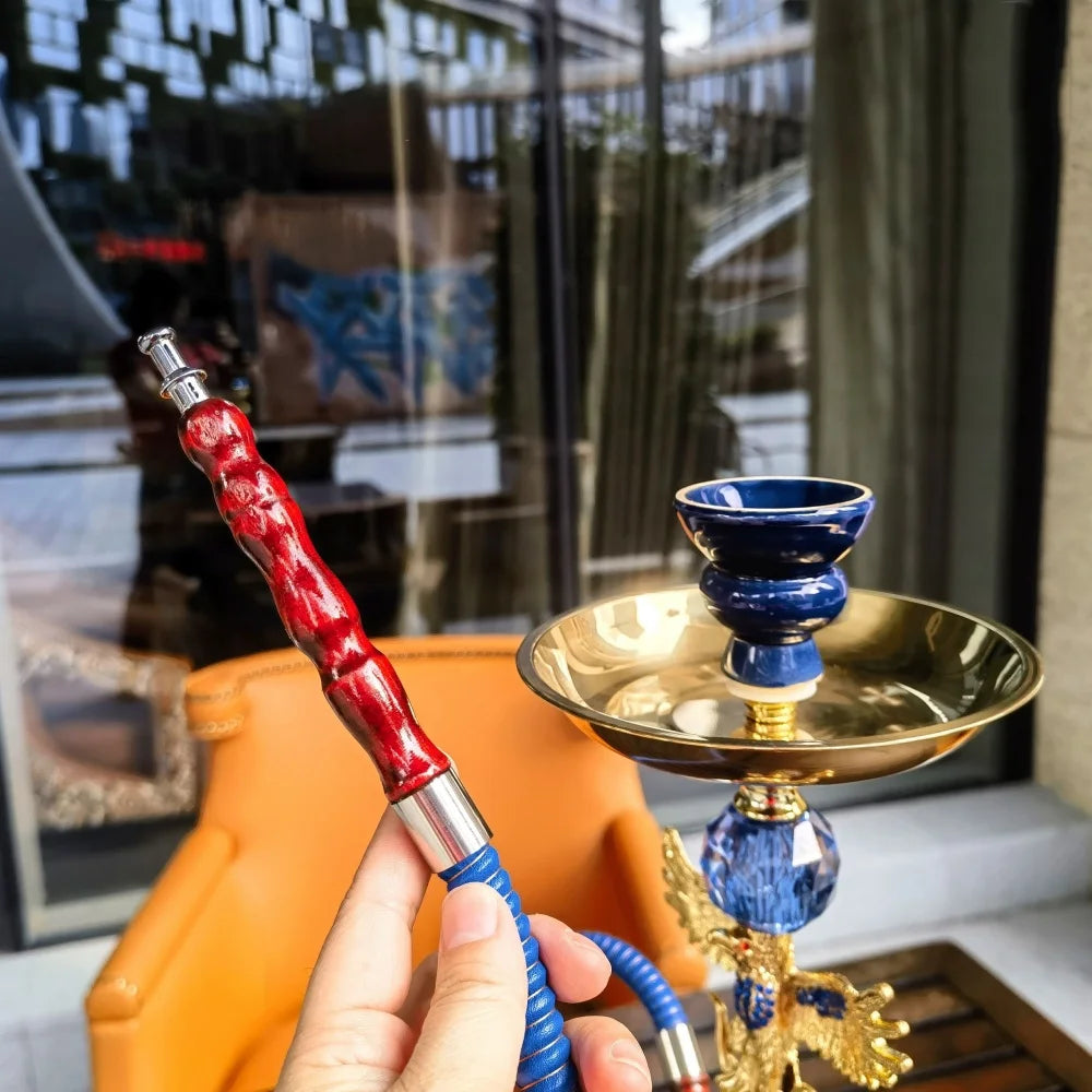 New Hookah Shisha Smoking Pipe Eagle Mid-Shaft Ceramic Tobacco Bowl Water Pipes Smoking Grass Shisha Кальян Accessories