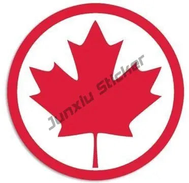 Fashion Canada Decals Canada Round Maple Leaf Decal Canadian Oval Flag Decal Quebec Canada Flag Sticker Premium Quality Stickers