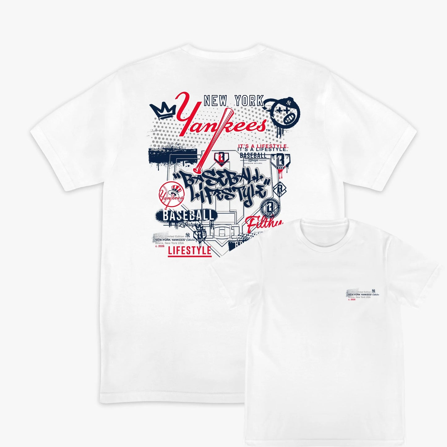 Baseball Lifestyle Graphic T Shirt Summer Short Sleeve Cotton Tee Casual Daily Wear Breathable Clothing Gift for Baseball Fans