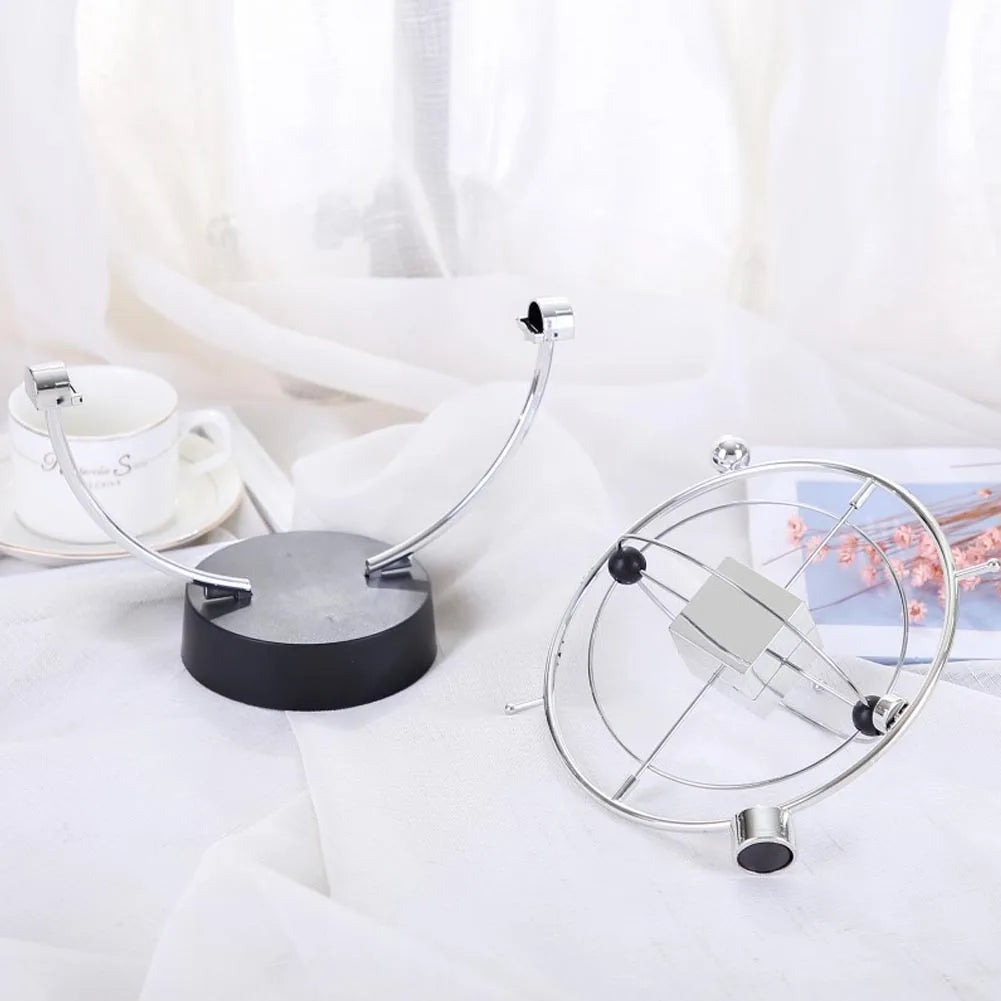 Newton Pendulum Ball Balance Ball Rotating Perpetual Motion Physical Science Pendulum Toy Physics Tumbler Craft Home Decoration