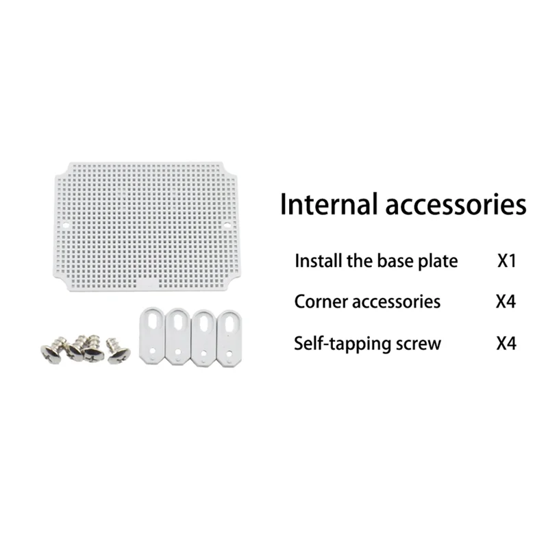 VELIF-ABS Outdoor Waterproof Juction Box Transparent Cover IP66 Electronic Instrument Case Power Distribution Enclosure