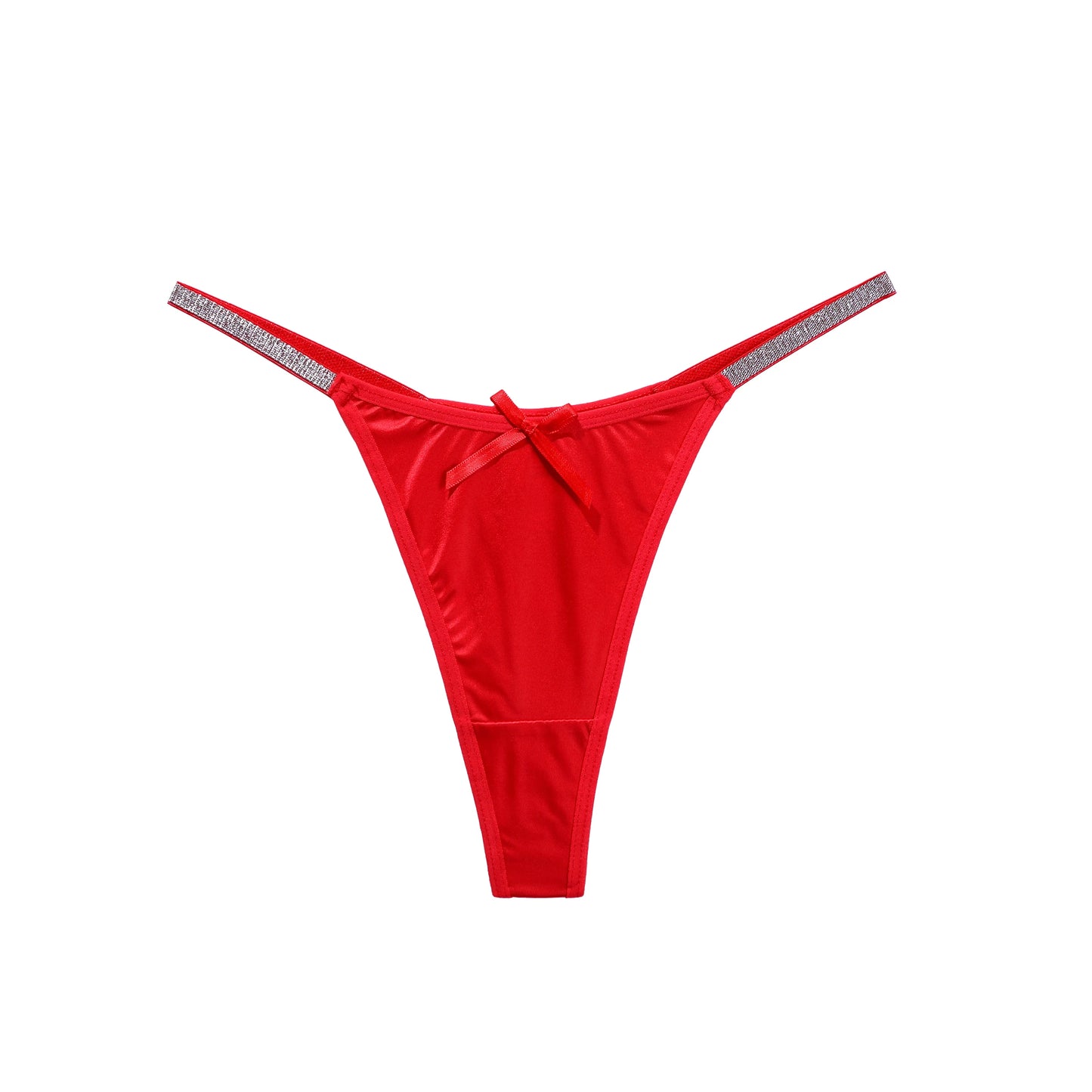 Thong Briefs for Women Soft Comfortable Solid Color Sexy Underpants with Thin Belt Female Lingerie Women's Thong