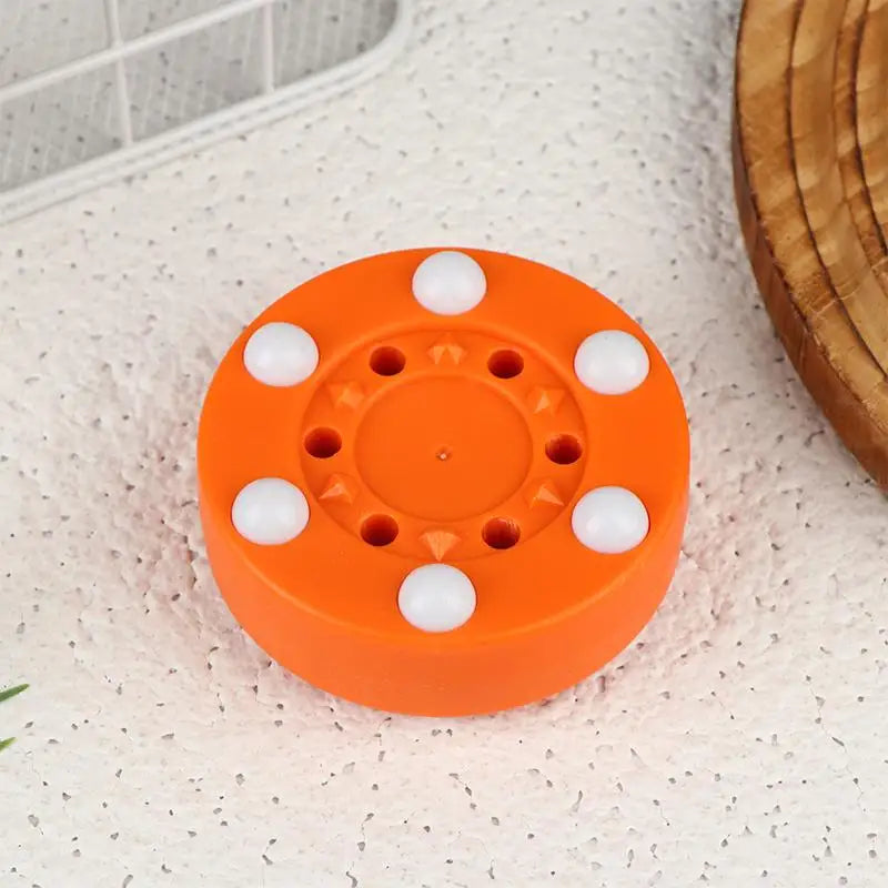 New Inline Roller Hockey Training Puck With 6 Balls For Street Hockey Skate Practice Passing Skill Builder