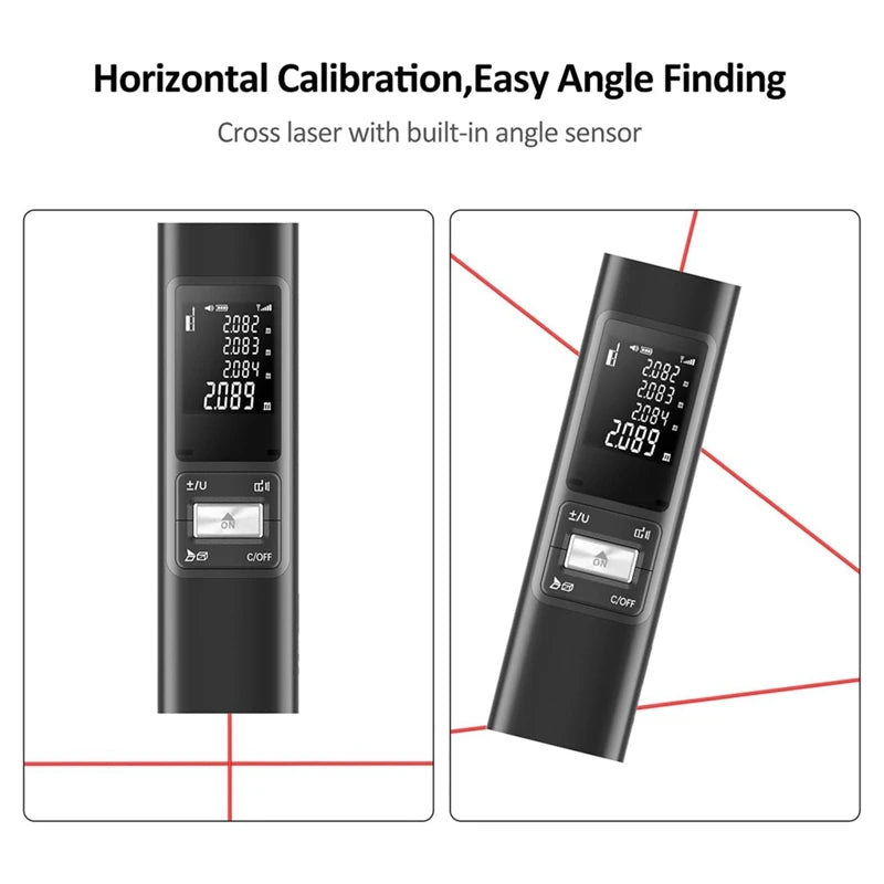 A69edistance Meter Handheld Finder ±2Mm High Precision Digital Mini Distance Measuring Meter Indoor Measurement Device