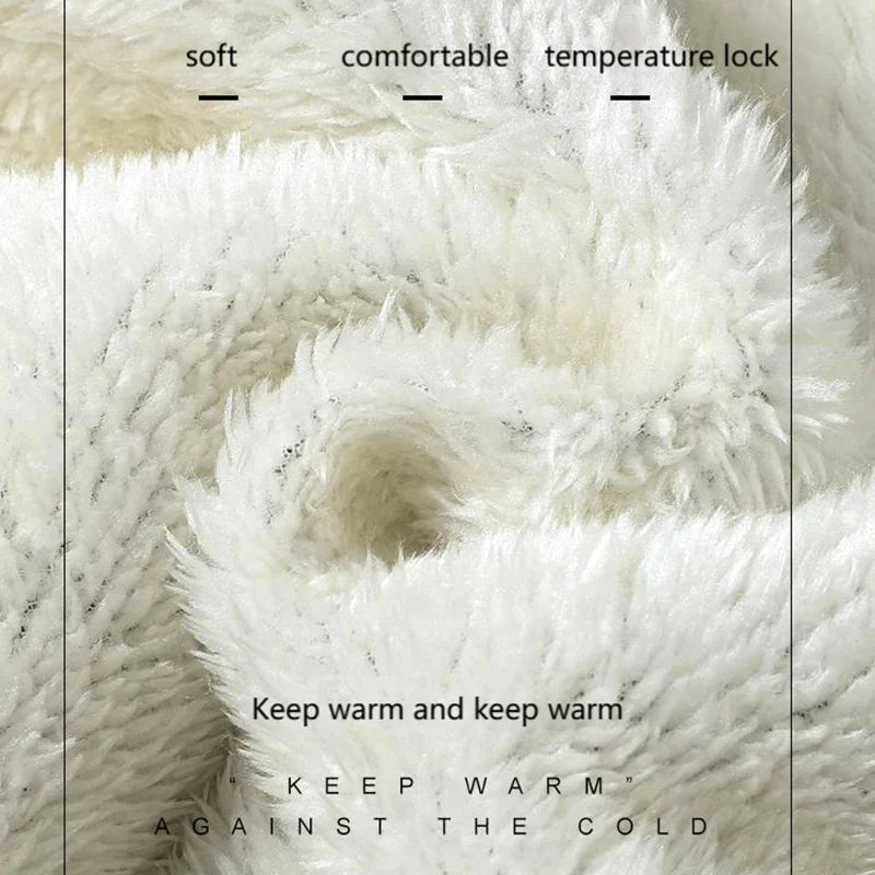 Winter Lambswool Men's Sets Thickened Fleece Sweatshirt Suit Men's Two-piece Hooded Tracksuit Men Sweatshirts Eu Sizes XS-2XL