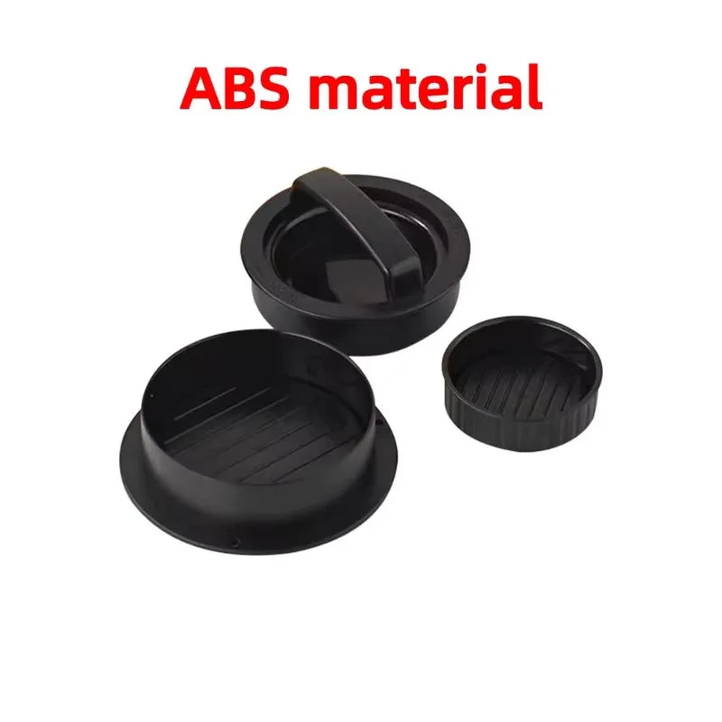 Hamburger Maker Press With 100 Patty Papers Round Non-Stick Meat Beef Grill Burger Press Patty Mold