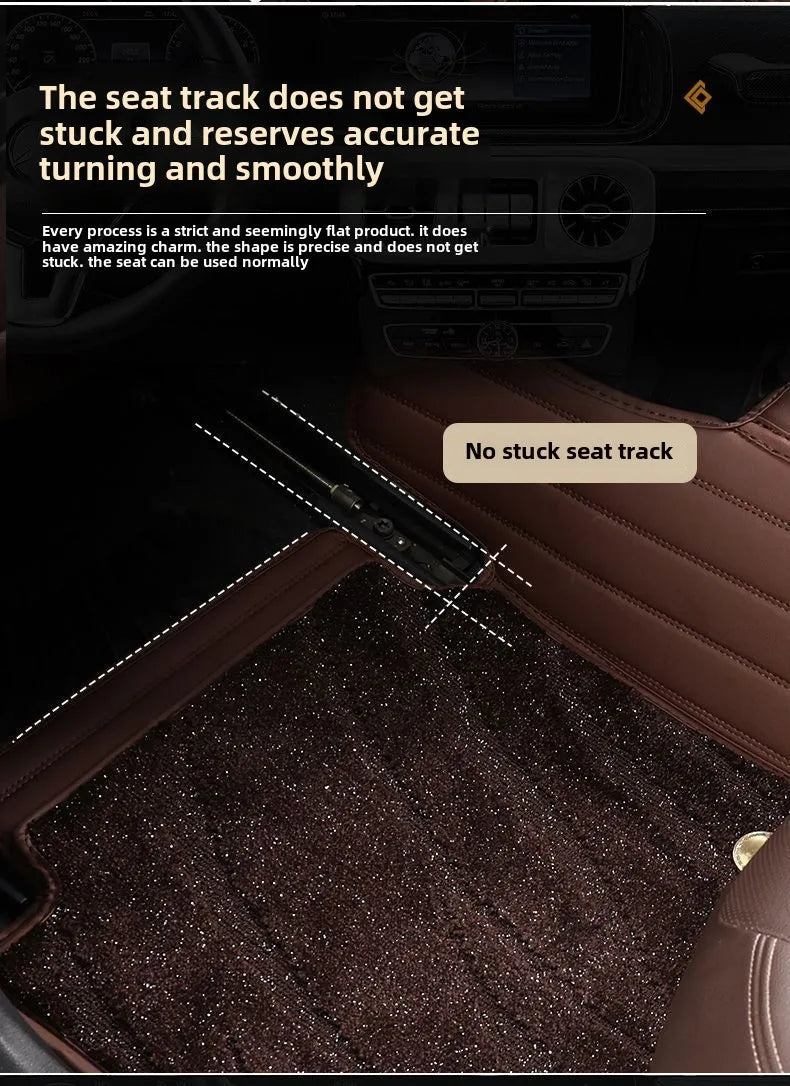 Customized car specific foot mats, double layered carpets for all models, new starry sky carpet accessories