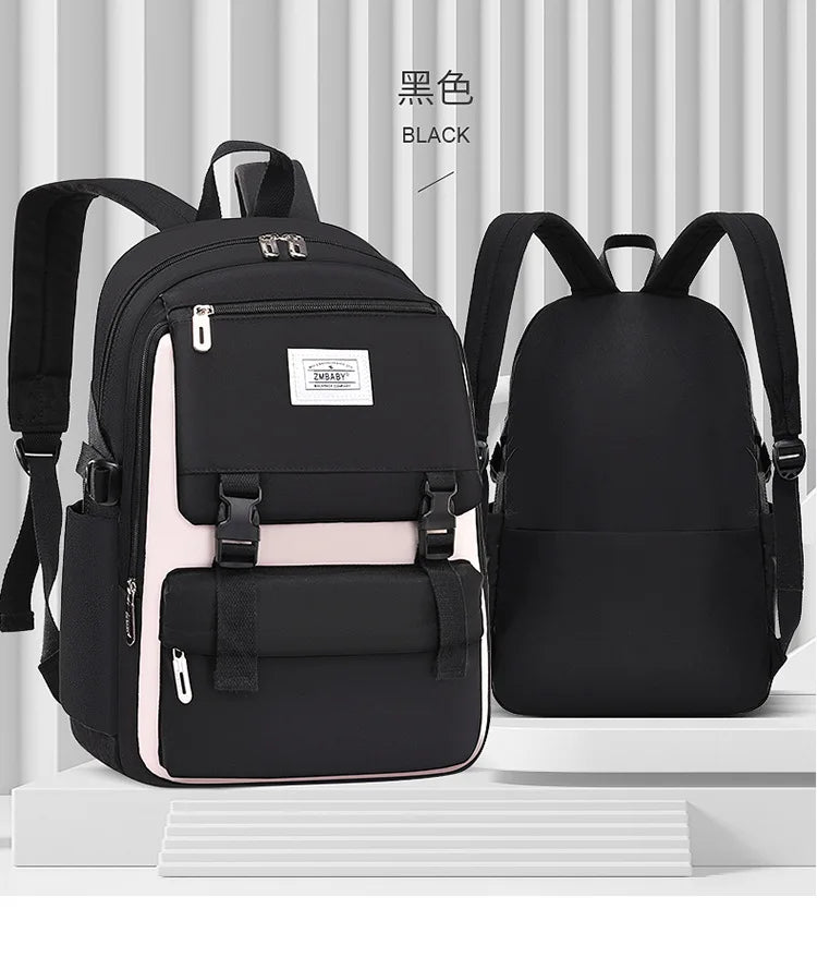Backpack Children School Bag Back Pack For Boy Girl Kid Child Teenager Class Schoolbag Primary High Bookbag Female Women Teens