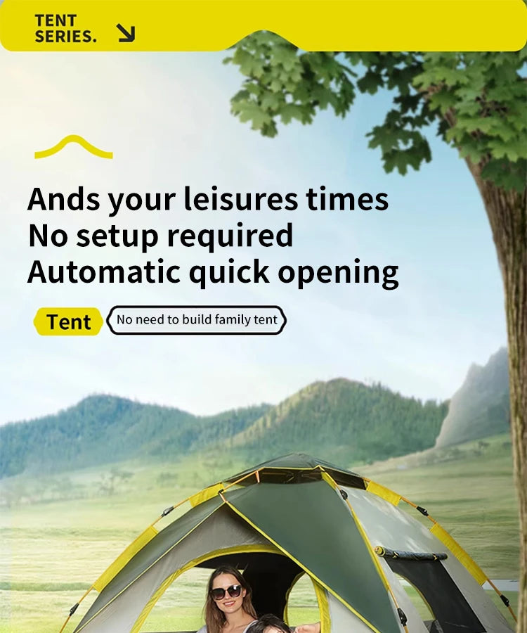 Instant Tent,Instant Pop Up Tents,Easy and Quick Setup Camping Tent,Windproof Waterproof with Rainfly for Outdoor Camping/Hiking