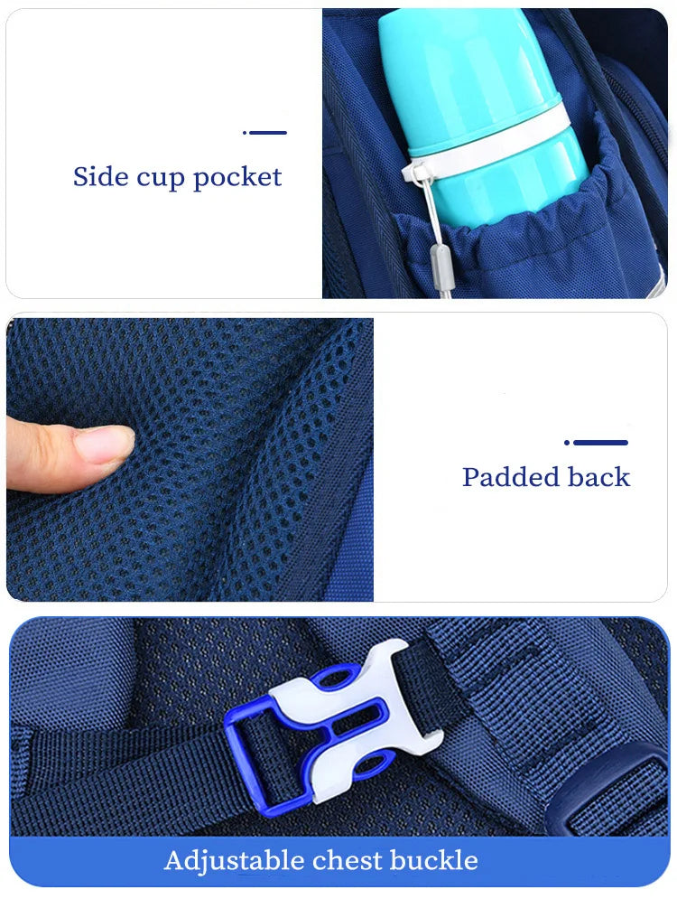 Primary Students Schoolbag Boys Girls Kawaii Backpack Children School Bags Nylon School Backpack Fashion Horizontal Book Bag