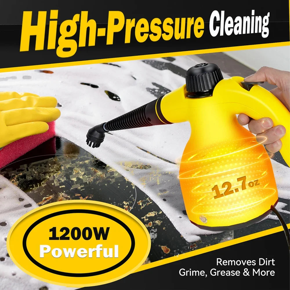 Handheld High Temperature Steam Cleaner 220V Sterilization Pressure Jet Washer Machine For Air Conditioning Kitchen Car Cleaning