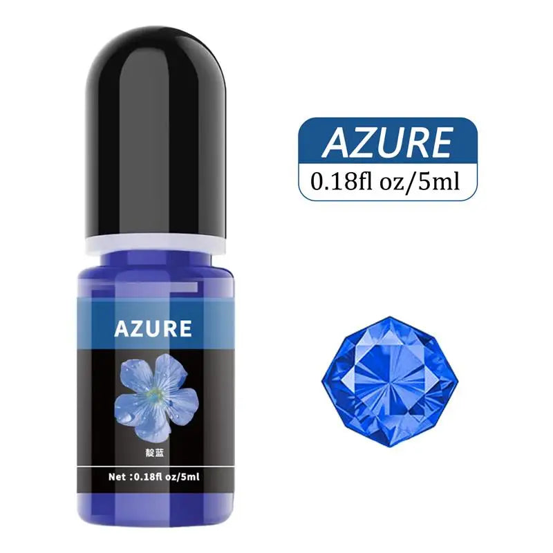 Epoxy Resin Pigment 5ml Liquid Epoxy UV Resin Dye Transparent Colorant For UV Resin AB Glue Coloring DIY Resin Art Jewelry Makin