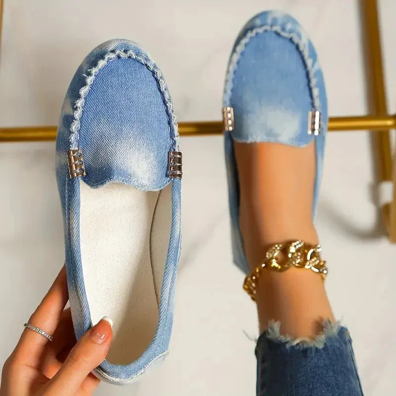 Women Flats Spring Autumn Wear-resisting Loafers Casual Fashion Single Shoes Non-slip Soft Flat Sneakers Women Zapatos De Mujer