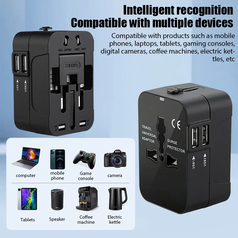 Multinational Travel Conversion Plug Multifunctional Travel Conversion Plug Universal Conversion Plug Worldwide EU UK US AU