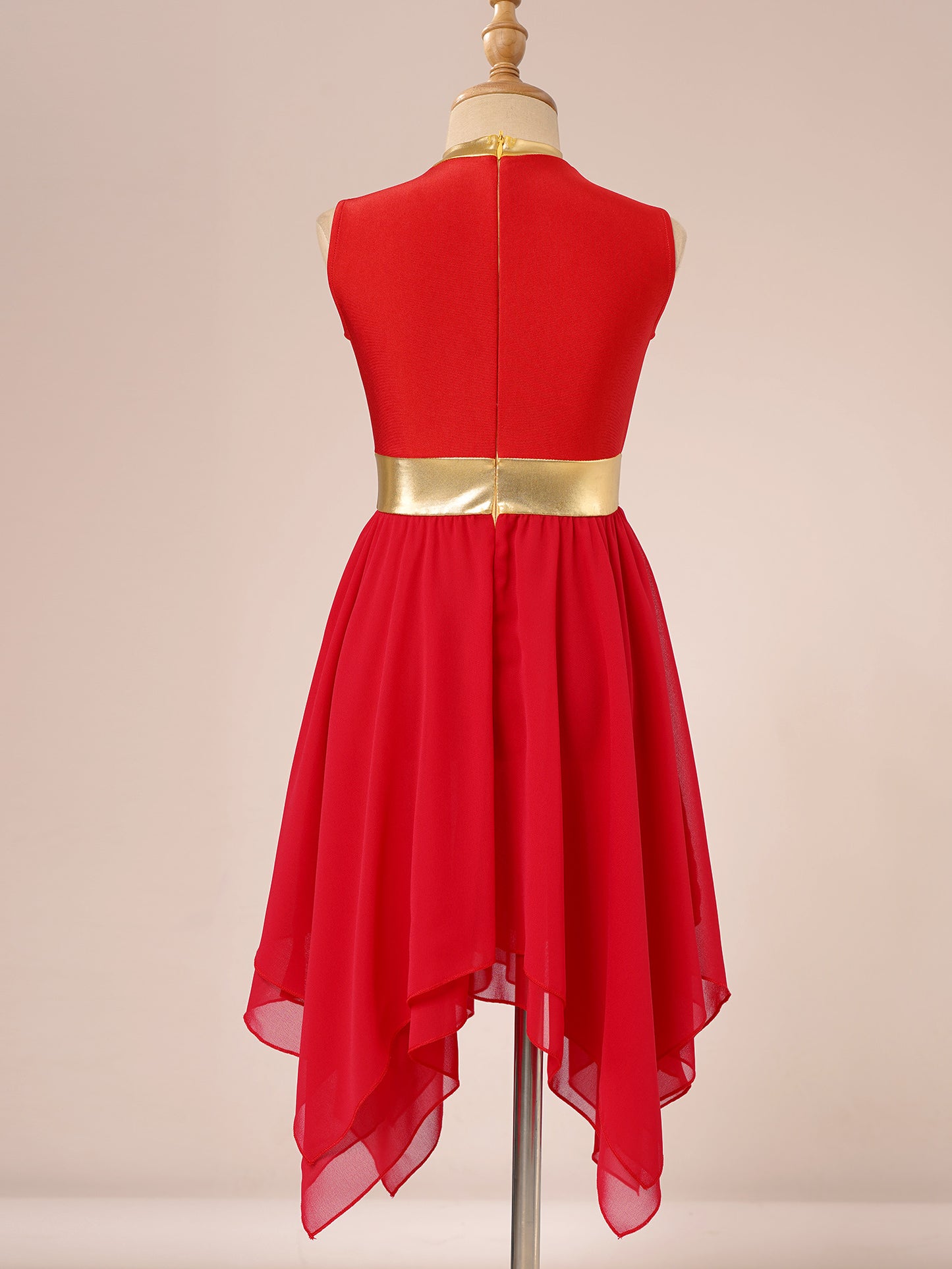 Kids Girl's Dress Praise Lyrical Dance Costume Children's Worship Dresses for Liturgical Celebration of Spirit Stage Dancewear
