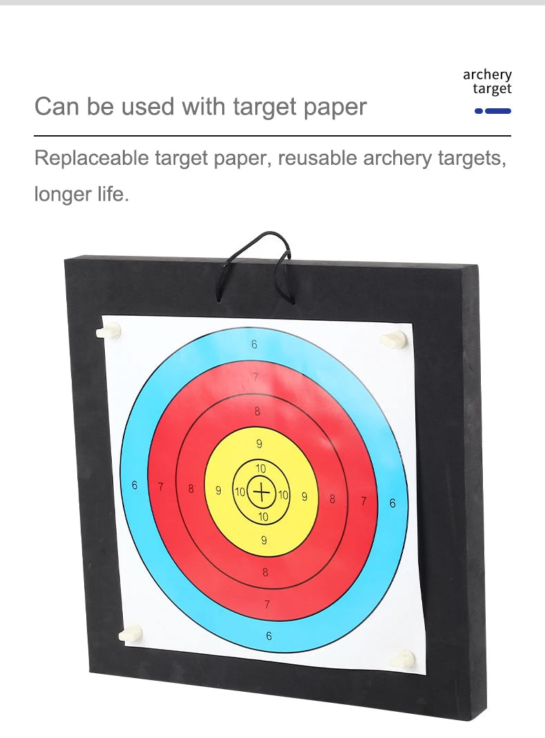 Archery Target for Backyard Adult, Easy Arrow Removal Bow Target, Durable Bow and Arrow Target for Youth Outdoor Shooting Practi