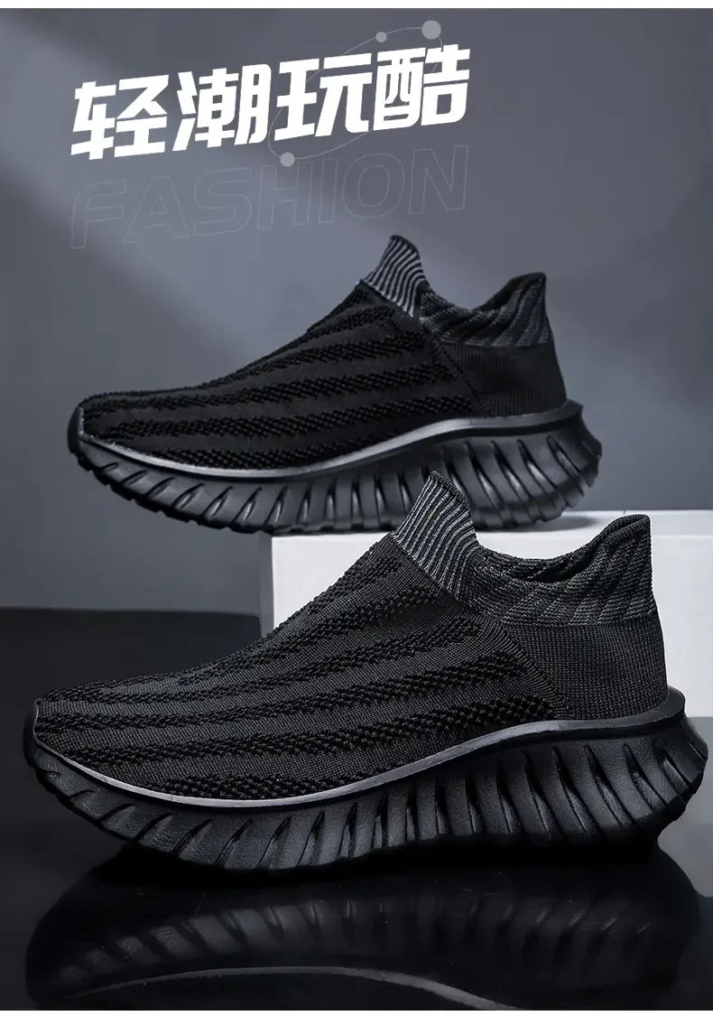 Men's One Foot Walking Shoes Anti Slip Running Shoes, Breathable Thick Soled Shoe Lightweight Fitness Casual Sneakers for Women