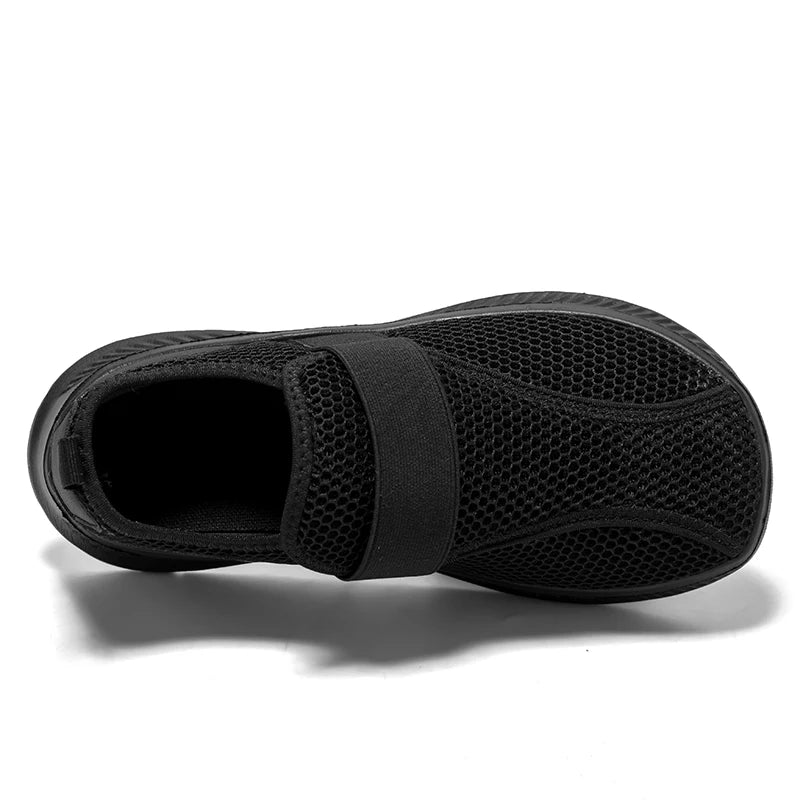 Wide Toe Box Elderly Shoes Comfort Walking Sneakers Diabetic Shoes Orthopedic Bunion Swollen Foot Hallux Valgus Thumb Eversion