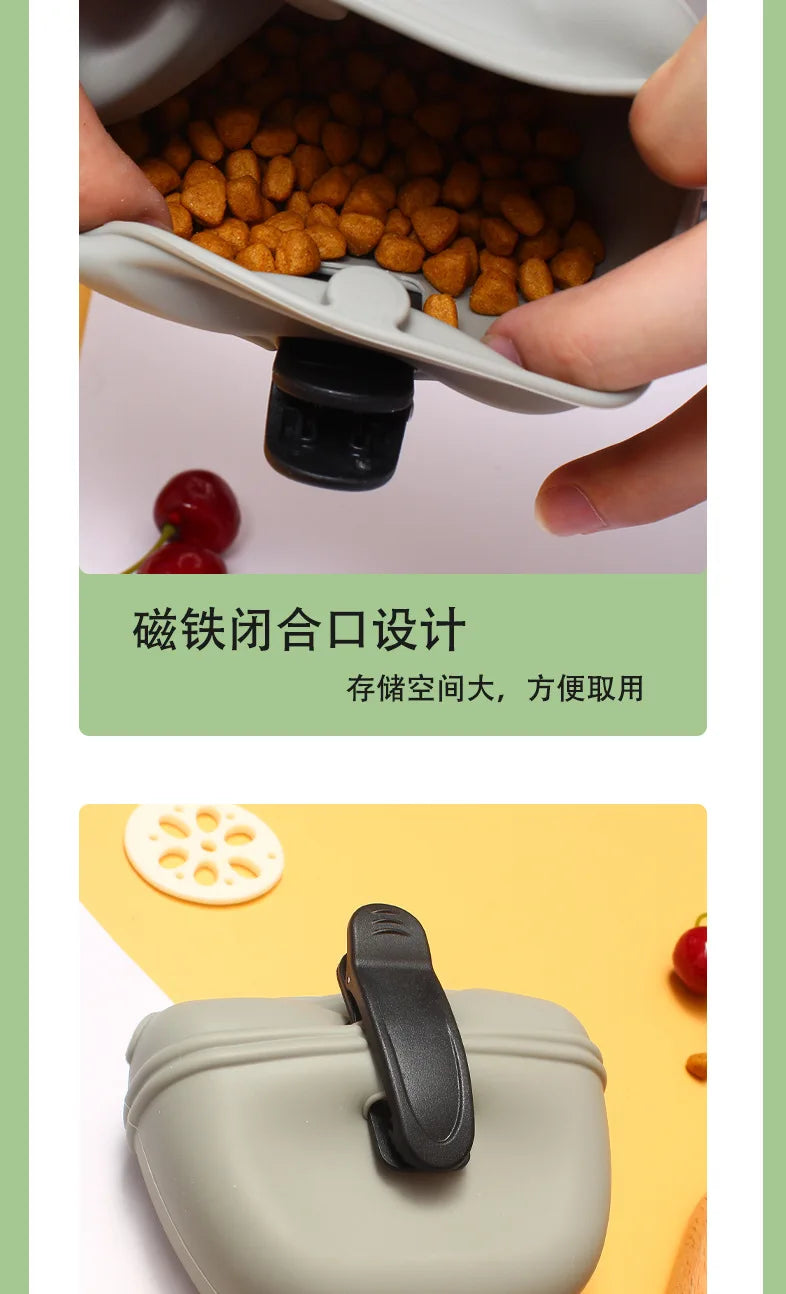 Pet  Portable Training Pouch Dog Dog Training Waist Bag  Snack Prizes Treat Bag Pet Treat Pouch Delicious Bag Pet snack bag