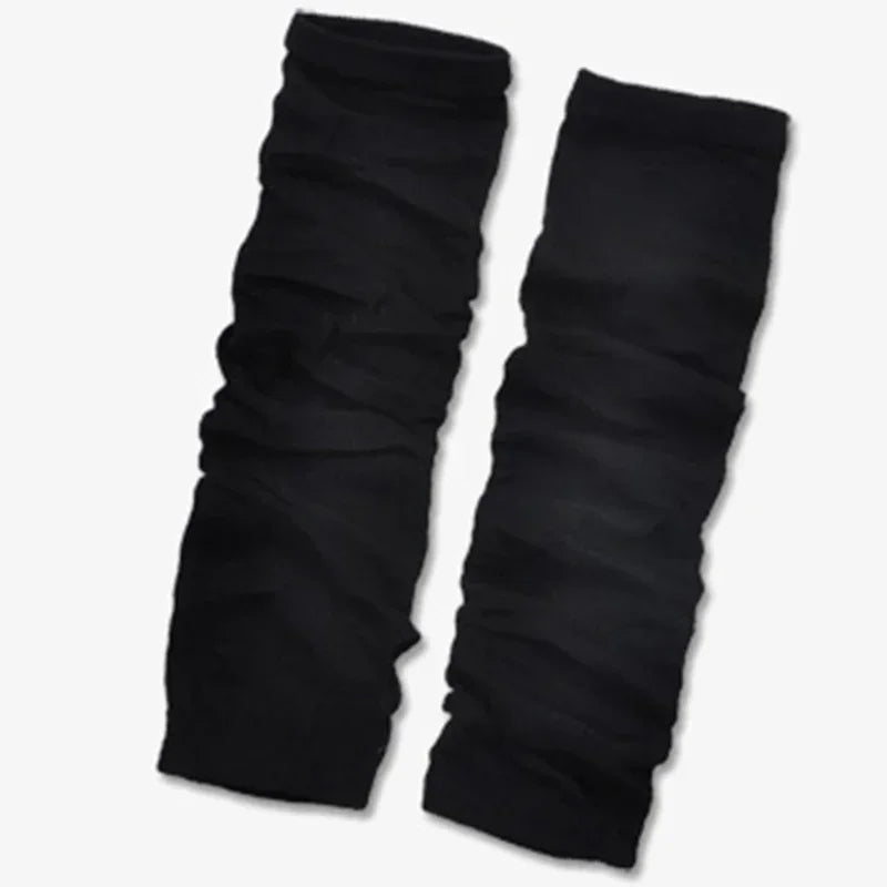 Stacked Style Extra Long Fingerless Gloves：Thick Knit Soft Skin-Friendly，Warm without sacrificing fashion sense
