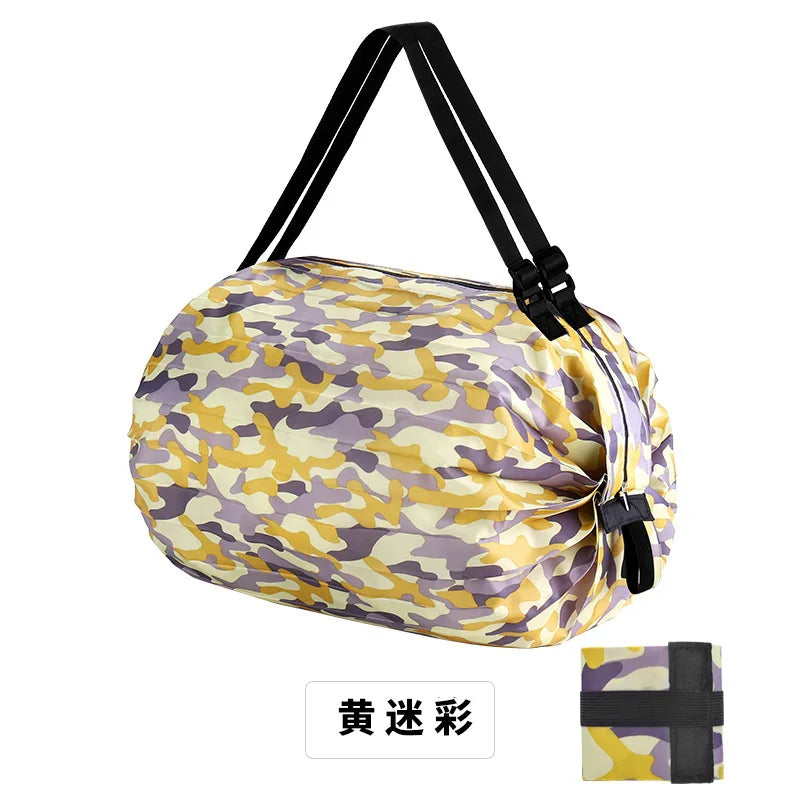 Women Shopper Bag Japanese Large Folding Tote Bag Travel Organizer Eco Shopping Bags Lady Market Bag Mujer Foldable Pouch Bolsos