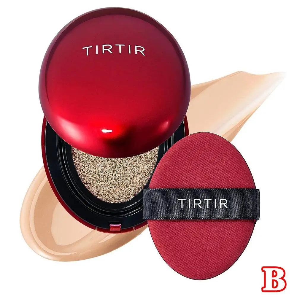 NEW For TIRTIR Mask Fit Red Cushion Foundation Long-Lasting Lightweight Buildable Coverage Finish Korean Cushion Foundation Care