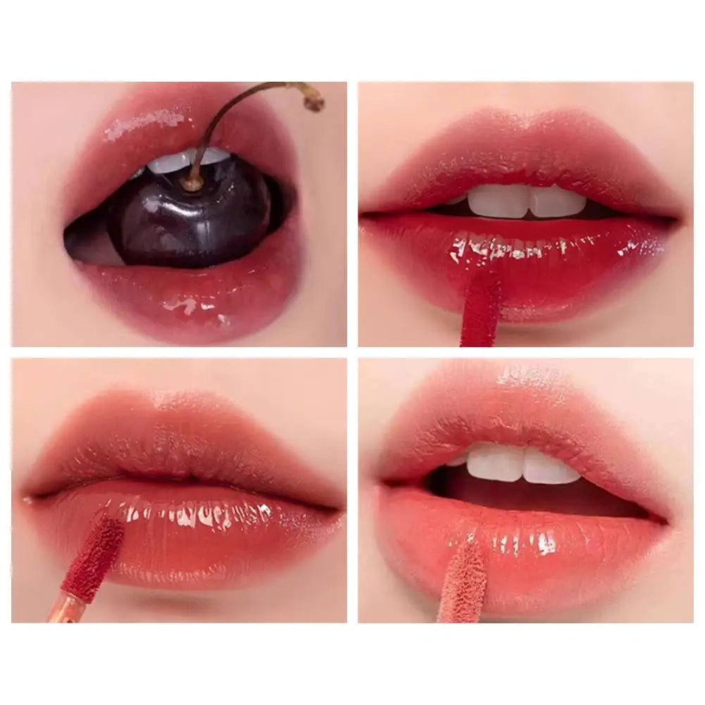 Multi Color Hydrating Lip Gloss - Long Lasting Moisturizing Brightening Lipstick Glossy Lip Tint Smooth Non-sticky Daily Lip