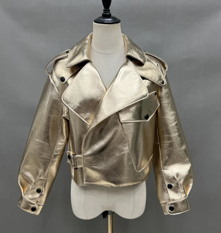 2025 26 Colours Women's Genuine Leather Jacket New Fashion Real Leather Coat Lady Autumn Winter Sheepskin Leather S7547