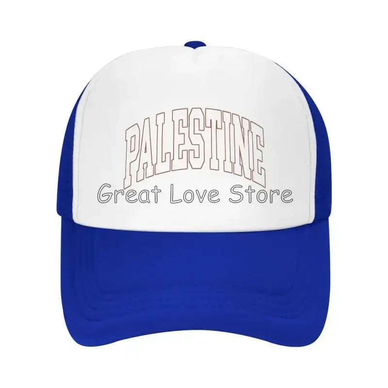 Palestine Flag Baseball Caps Breathable Mesh Cap for Women Men Summer Outdoor Casual Sun Protection Hat Adjustable Snapback Hat