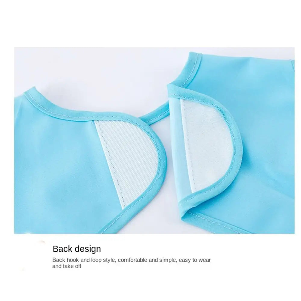 Cartoon Animal Pattern Baby Feeding Bib Waterproof Anti-dirty Sleeveless Bibs Bear Rabbit Saliva Towel Burp Apron 0-5 Years Old