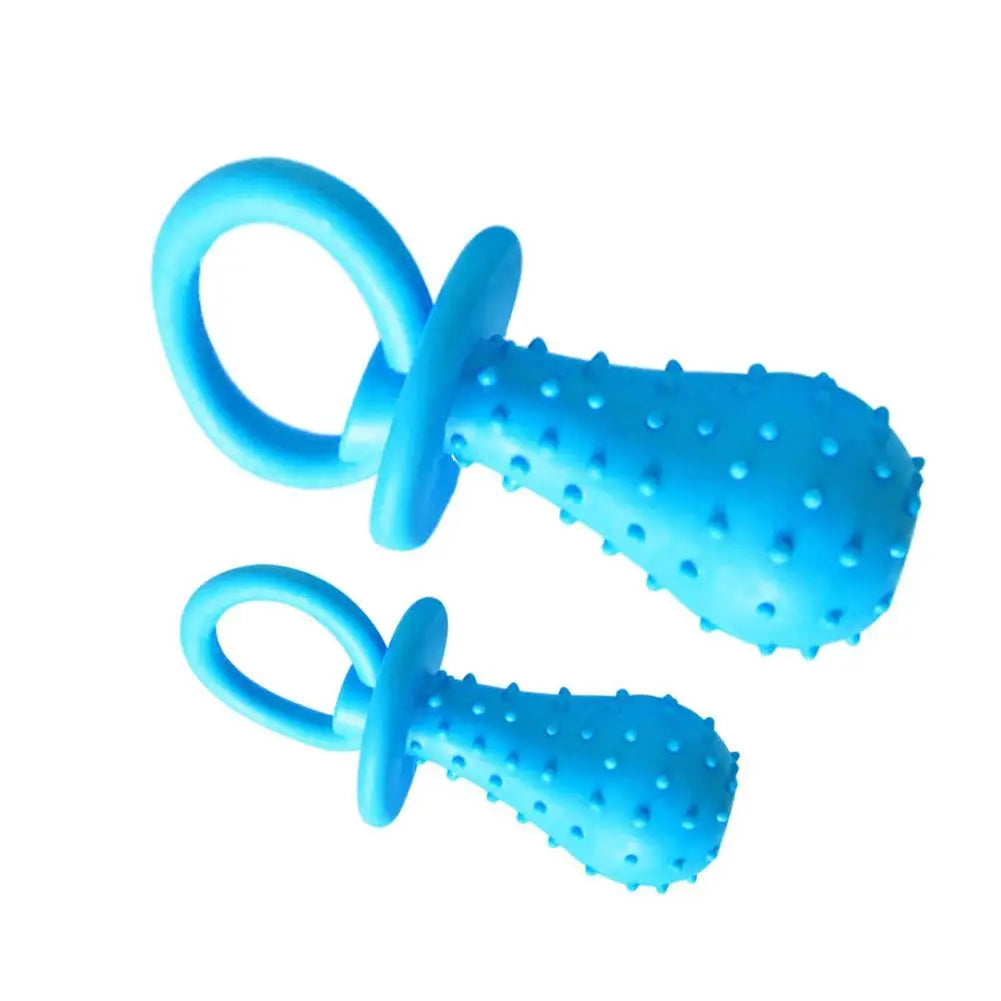 Pet Pacifier Rubber Toys Small Dogs Rubber Resistance To Bite Toy Dog Cat Chew Toys Pet Supplies Perros Accesorios