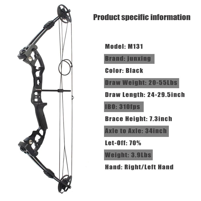 Powerful Slingshot Compound Bow Metal Hunting Catapult Continuous Fire Accessories Steel ball and Arrow for Fishing and Shooting