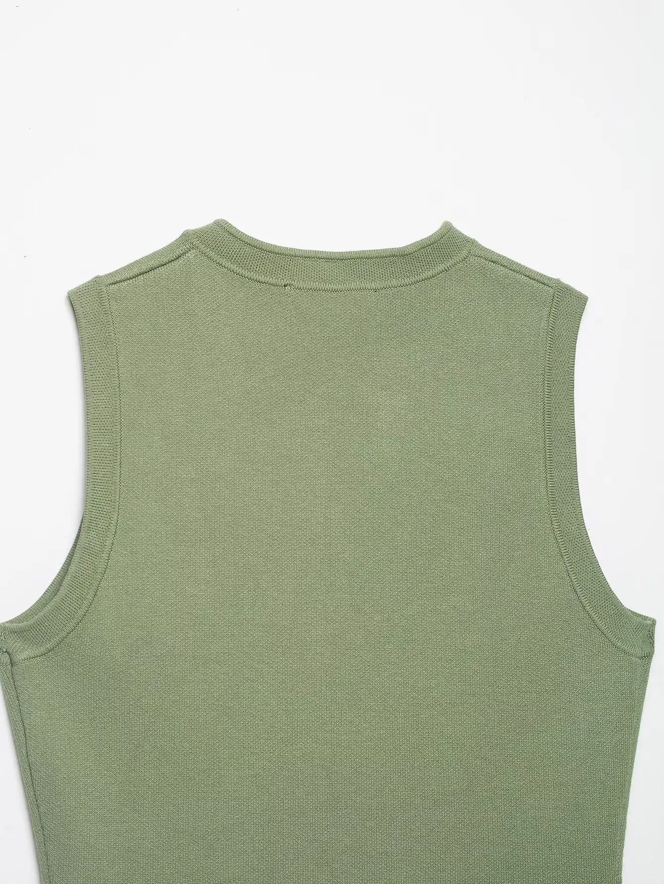 Summer Women's New Knitted Vest Tops 2026 Fashion Retro Slim Elegant Young Women's Blouse Chic Elastic Knitted Short Tank Tops