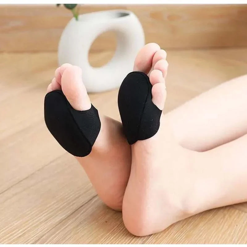 Forefoot Pads for Women High Heel Anti-slip Metatarsal Half Insoles Five Toe Breathable Pain Relief Inserts Feet Care Cushions