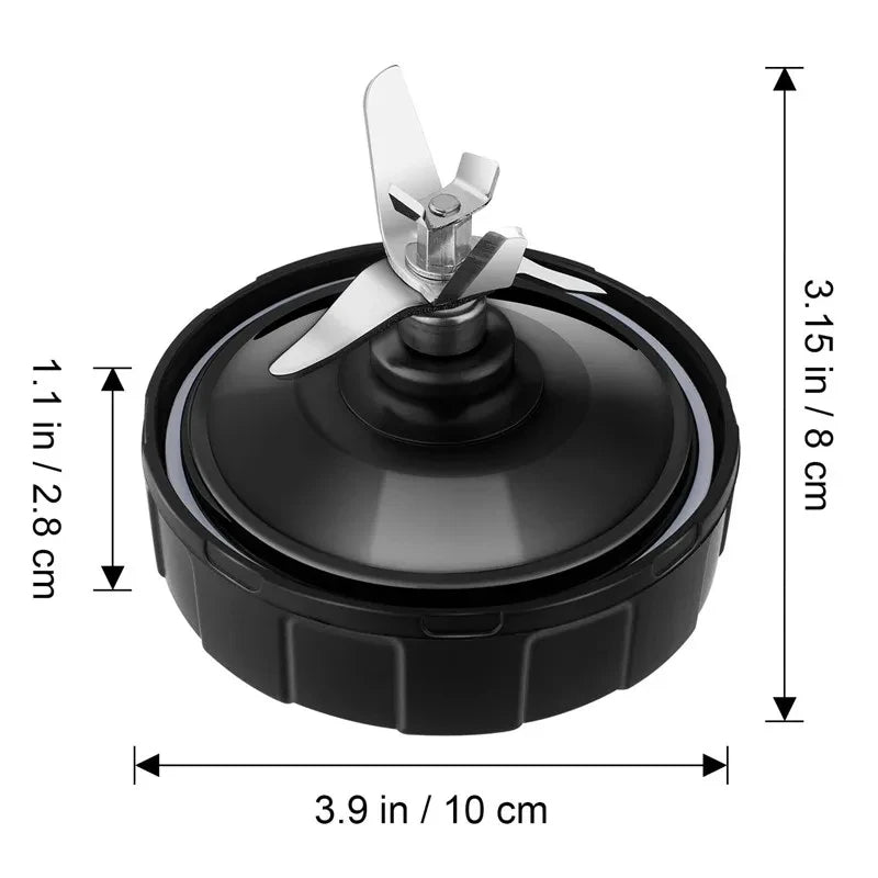 7 Fins Extractor Blades for Ninja Blender Replacement Parts with Washer Rubber for Nutri Ninja Auto IQ BL486 BL642 N102 BL682