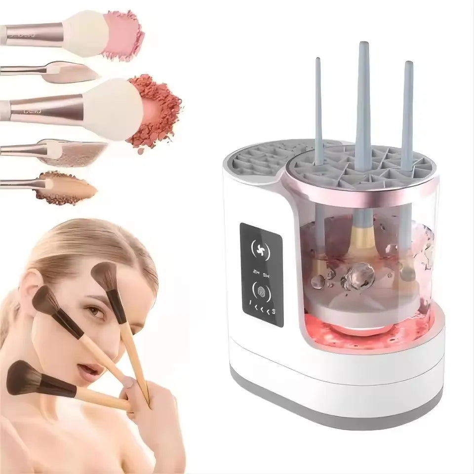 Automatic Makeup Brush Cleaner Electric Makeup Brush Quick Dry Cleaning Tool Makeup Remover Brow Pencil Brush Special Cleaner