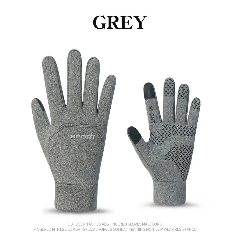 Football Gloves Waterproof Thermal Grip Outfield Cycling Player Bicycle Field Bike Sports Sports Outdoor guantes moto