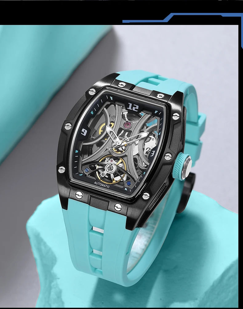 MEGIR Men Mechanical Watch Top Brand Luxury Automatic Watch Business Waterproof Luminous Watch for Men