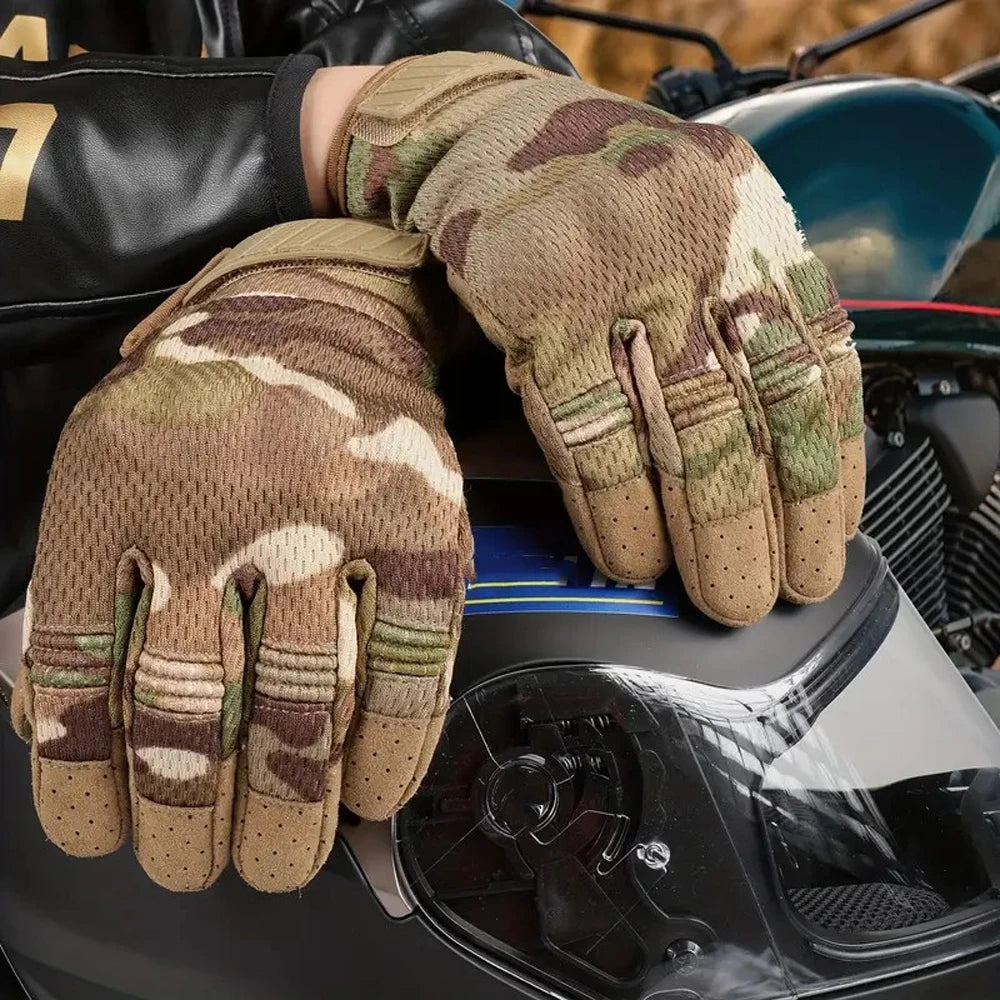 Tactical Full Finger Gloves For Men And Women Touch Screen Compatible Combat Shooting Hunting Outdoor Sports Work Mittens