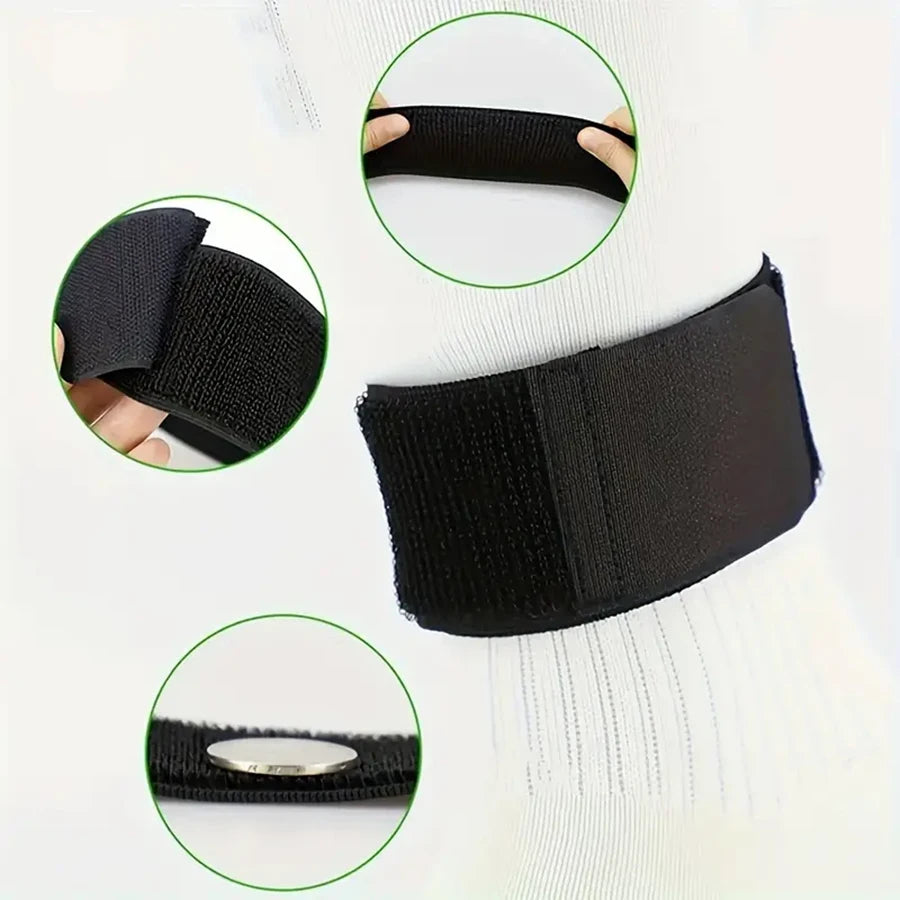 5-Piece Set of Outdoor Sports Football Socks + Shin Guards + Shin Socks + Bandages + Storage Bag