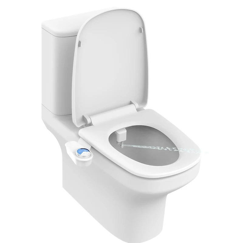 Slim Bidet Attachment Bidet Non-electric Bidet For Toilet Seat Handed Small Bidets Two Nozzles Self Cleaning Personal Hygiene