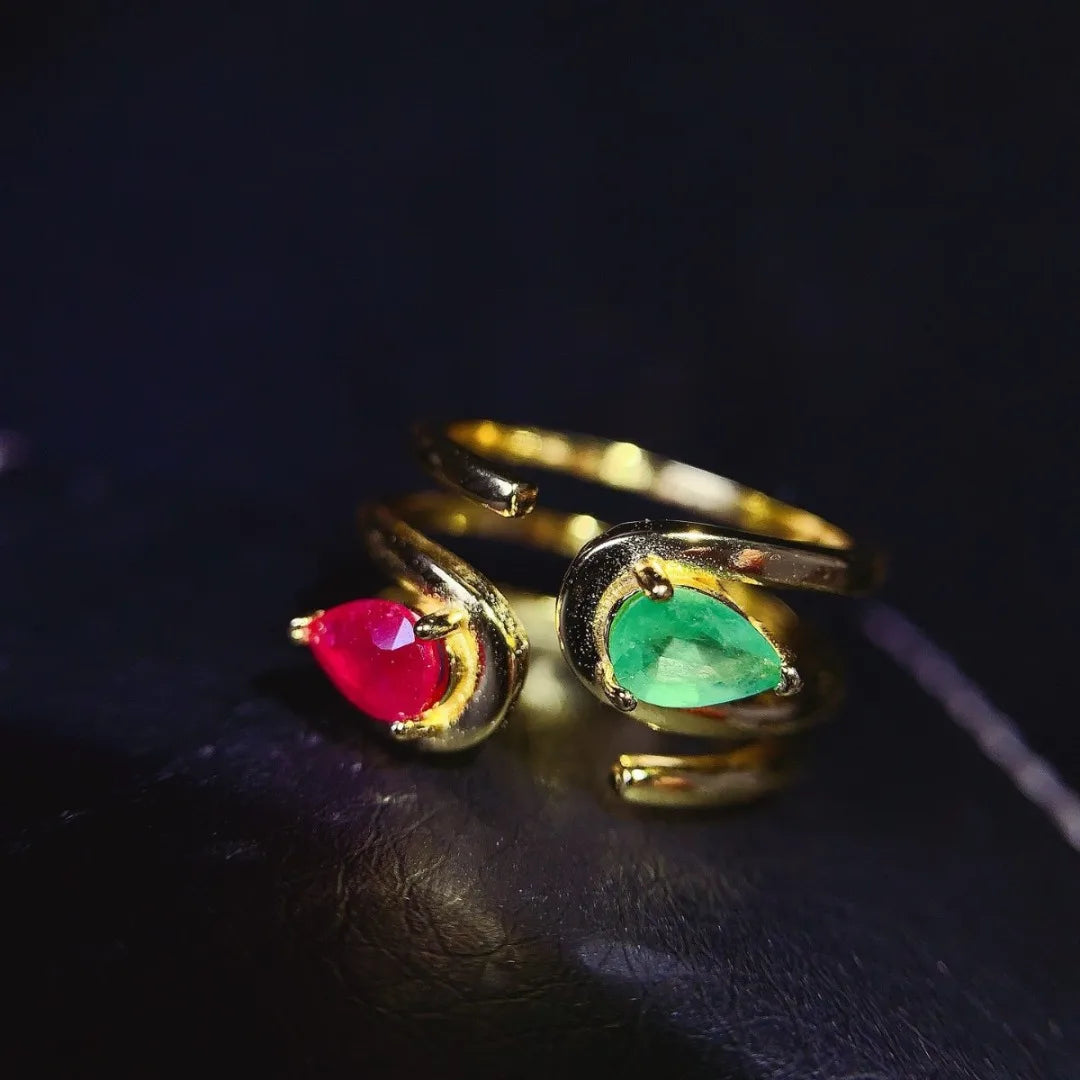 Exquisite Emerald S925 Sterling Silver Ring A Luxurious Designer Piece for The Modern Woman Timeless Elegance Redefine