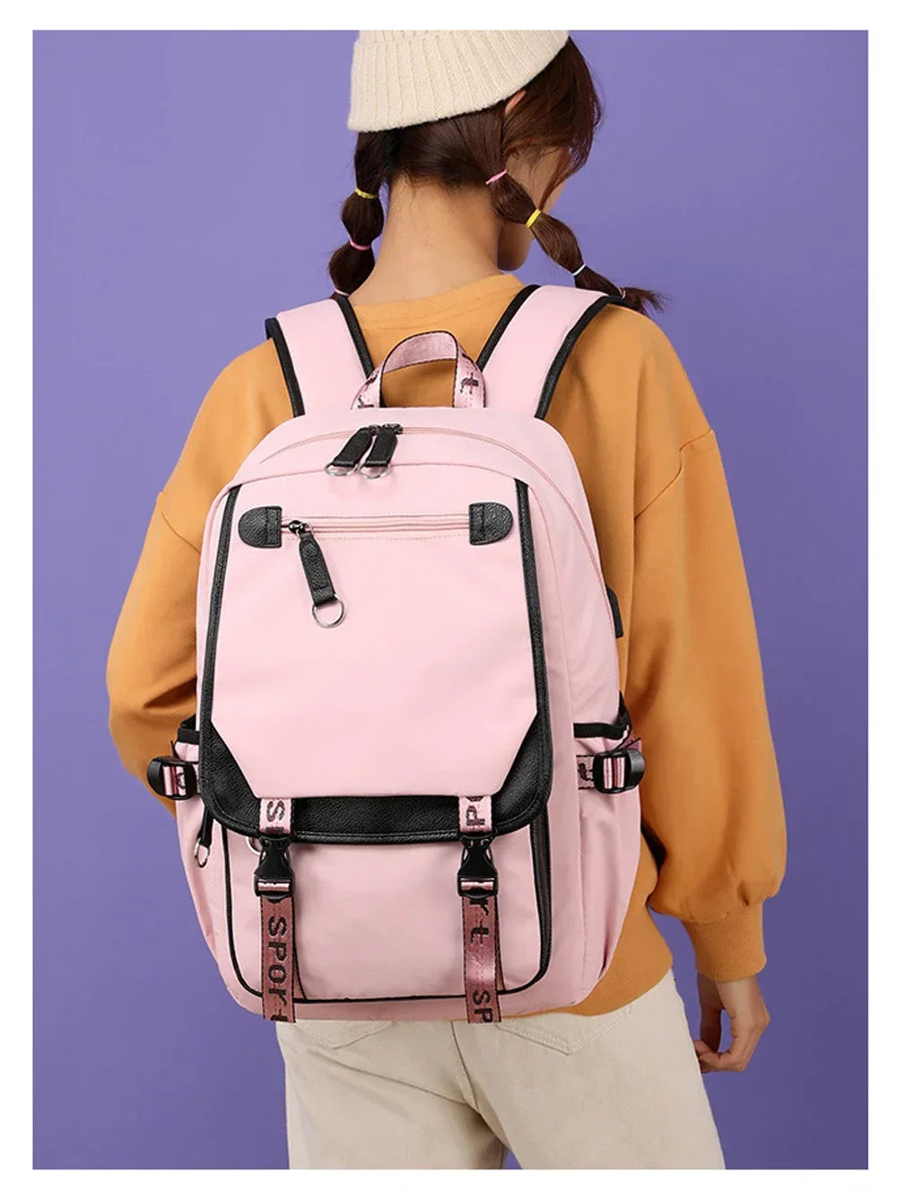 Cat Anime Cartoon School Bag New Fashion Backpack Back To School Cute Kawaii Backpack School Bags for College Student Mochila