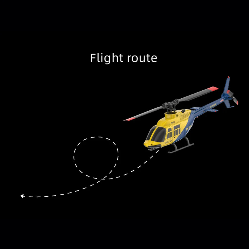 RC Plane RC ERA A60 1/42 remote-controlled aircraft Bell 206 helicopter 2.4G 4CH Altitude Hold Optical Flow Positioning